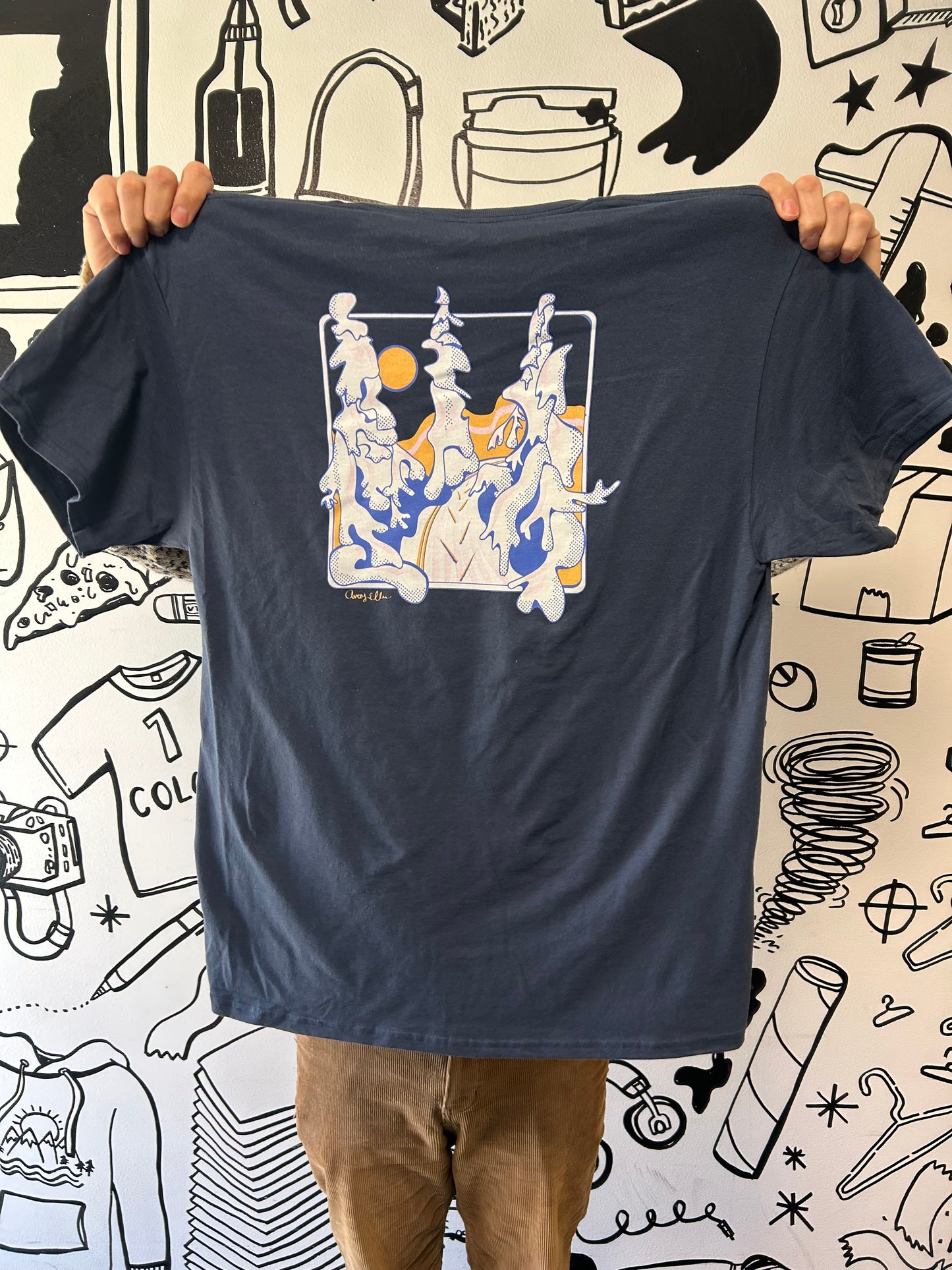 Winter Ski Trail Tee Shirt