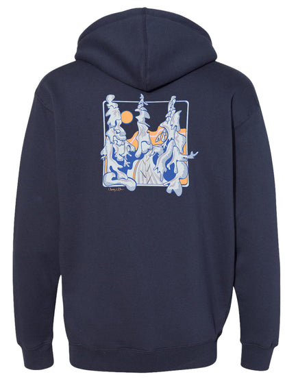 Winter Ski Trail Hoodie