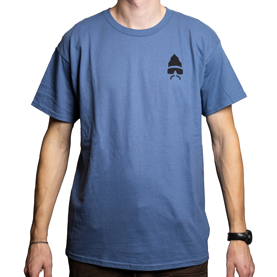 Truck Design Short Sleeve T-Shirt Indigo Blue